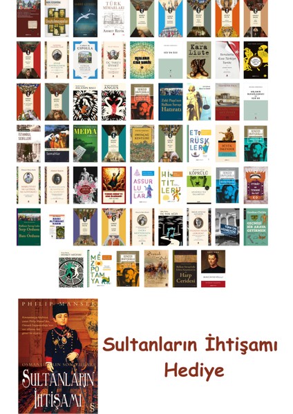 60 Kitaplık Tarih Seti + Sultanların Ihtişamı