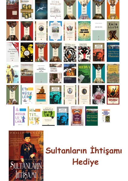 47 Kitaplık Tarih Seti + Sultanların Ihtişamı