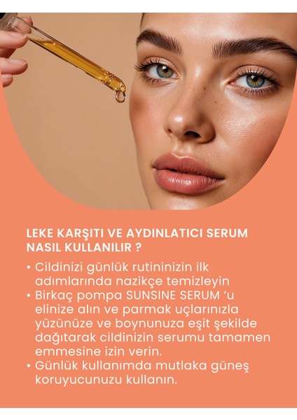 C Vitamini Serum - Sunsıne Serum - Leke Karşıtı ve Aydınlatıcı Serum - 2 Adet indirimleri