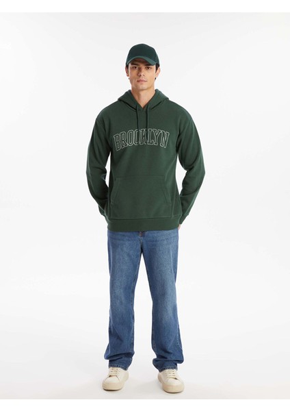 Yeni Sezon Uzun Kollu Nakışlı Erkek Kalın Hoodie modelleri