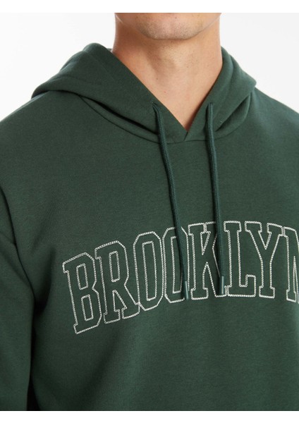 Yeni Sezon Uzun Kollu Nakışlı Erkek Kalın Hoodie fırsatları