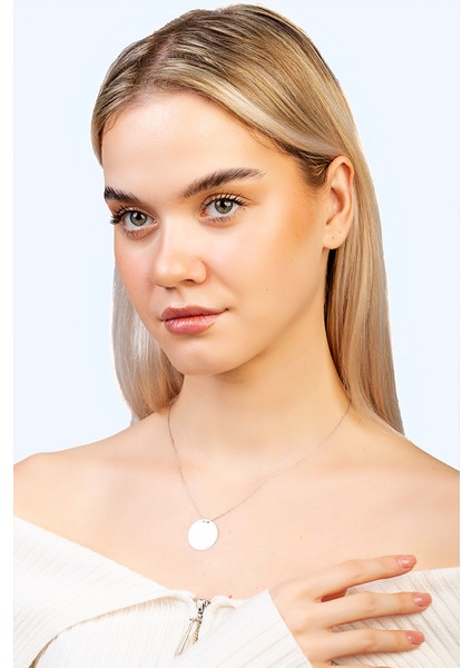 Klasik Model Gümüş Renk Isme Özel Yazılı 925 Ayar Gümüş Kadın Kolye fiyatları