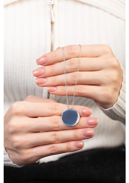 Klasik Model Gümüş Renk Isme Özel Yazılı 925 Ayar Gümüş Kadın Kolye fırsatları