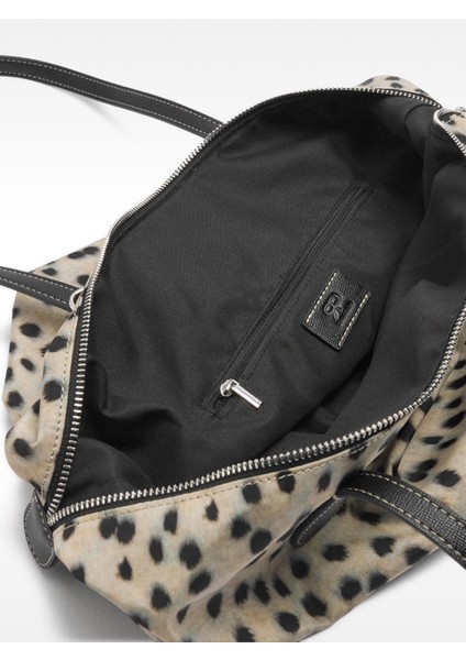 Desenli Teknik Kumaş Shopper Çanta fırsatları