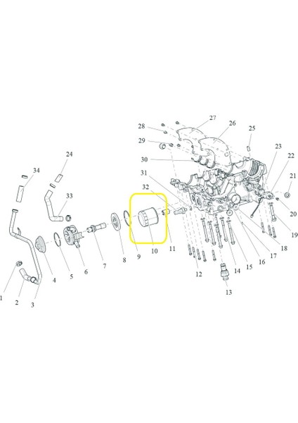 TRK502/TRK502X Yağ Filtresi Orjinal fiyatları