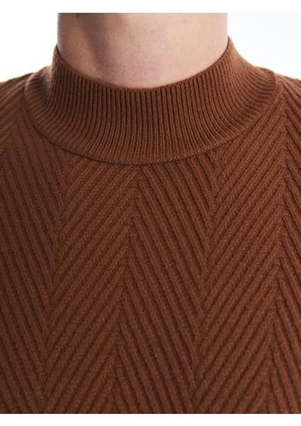 Yeni Sezon Yarım Balıkçı Yaka Uzun Kollu Erkek Triko Kazak modelleri