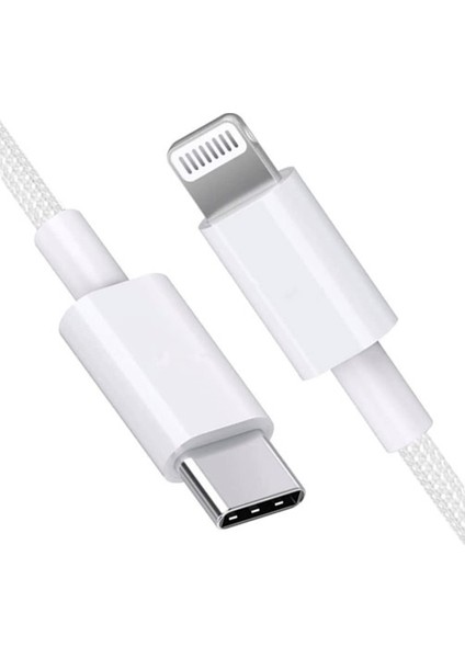 iPhone Uyumlu 27WATT Hızlı Şarj Kablosu, Type C-Lightning, 8 x Xs Xr 11 12 13 14 Pro Max +