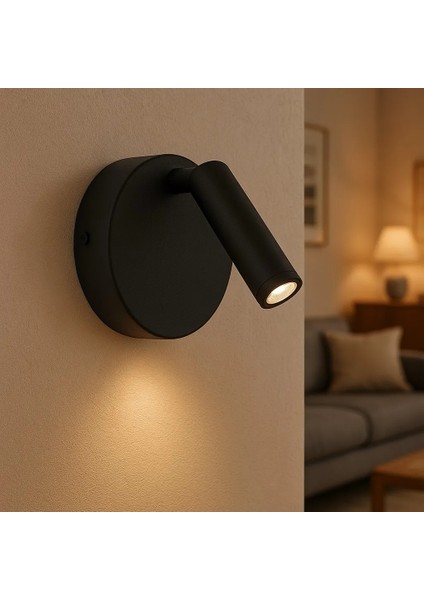Brikama Yuvarlak Dekorartif LED Duvar Aplik