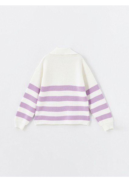 Yeni Sezon Polo Yaka Kız Çocuk Triko Kazak indirimleri