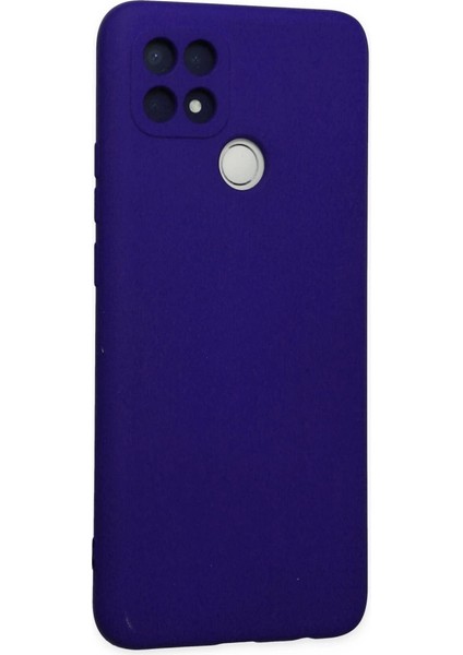 Oppo A15 Kılıf Nano Içi Kadife Silikon - Mor fiyatları