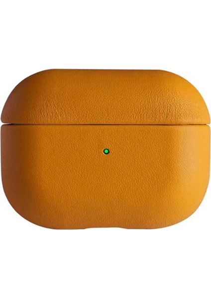 Airpods 3 (3.nesil) 405 Deri Kılıf - Turuncu fiyatları