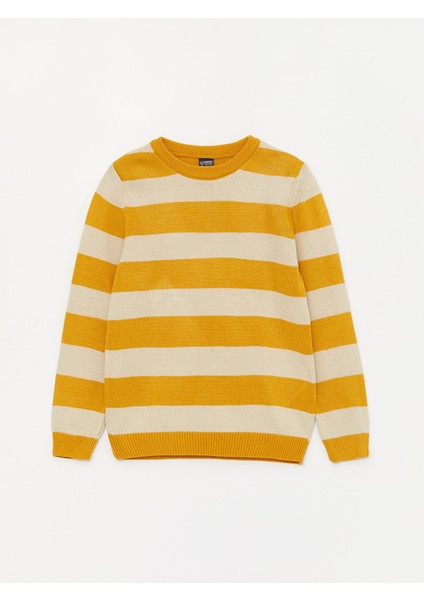 Yeni Sezon Bisiklet Yaka Çizgili Uzun Kollu Erkek Çocuk Triko Kazak modelleri