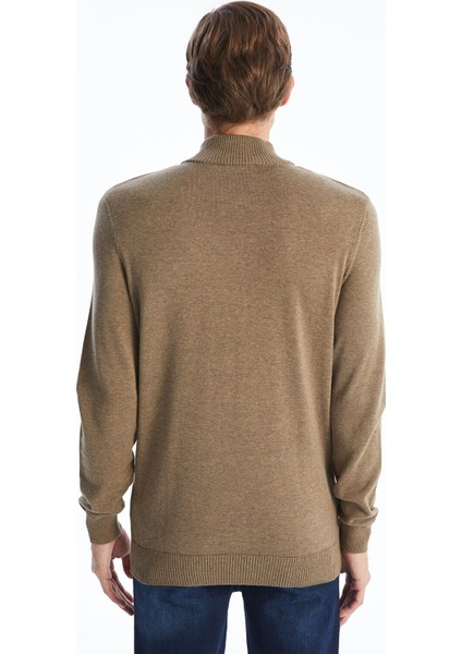 Yeni Sezon Dik Yaka Uzun Kollu Erkek Triko Kazak fırsatları