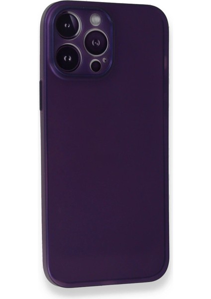 Iphone 14 Pro Max Kılıf Pp Ultra Ince Kapak - Mor modelleri