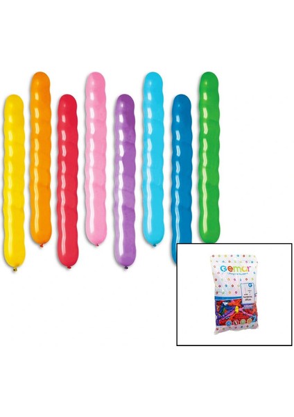 Ieg® Balon Uzun Burgulu 31 Inç - H.80CM - 100PCS ( Paket Içi̇nde 100 Adet Vardir ) (4887)