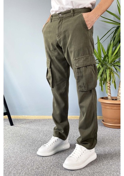 Kargo Cepli Haki Pantolon modelleri