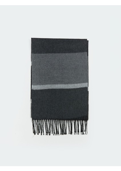 Yeni Sezon Püskül Detaylı Çizgili Erkek Atkı fiyatları