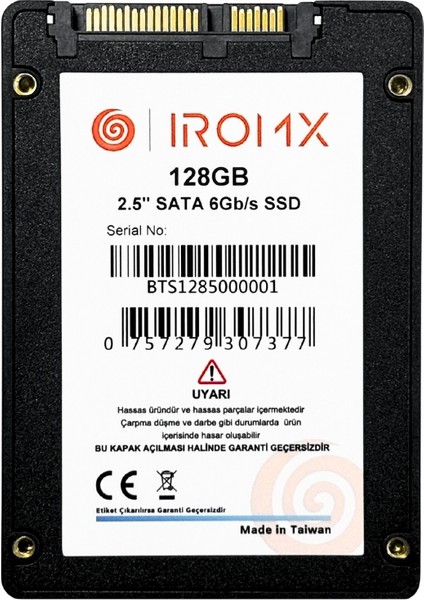 Iromx 128GB 500/450MB/S 2.5" Sata 3.0 SSD IR128GS3 fiyatları