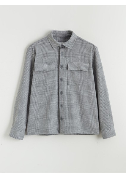 Yeni Sezon Regular Fit Uzun Kollu Ekose Erkek Gömlek Ceket indirimleri