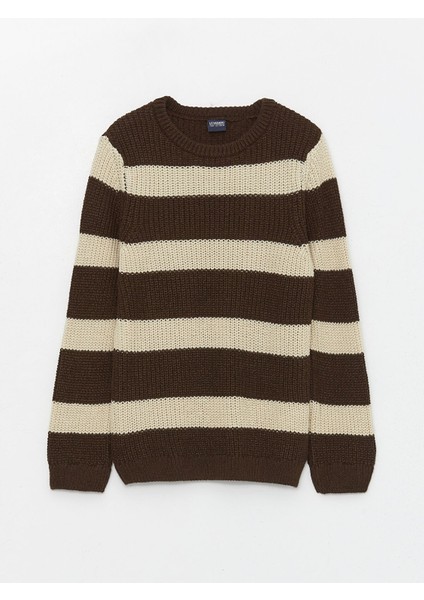 Yeni Sezon Bisiklet Yaka Erkek Çocuk Triko Kazak