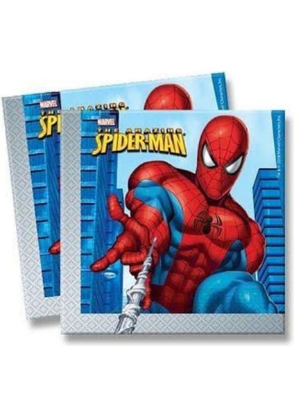 Spiderman Temalı Doğum Günü Parti Seti 8 Kişilik