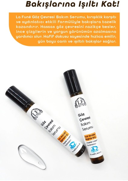Göz Çevresi Torbalanma Kırışıklık Karşıtı ve Aydınlatıcı Bakım Serumu 10 ml fiyatları