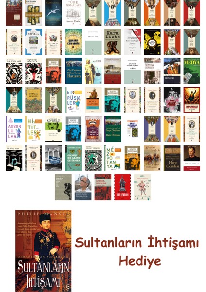 65 Kitaplık Tarih Seti + Sultanların Ihtişamı
