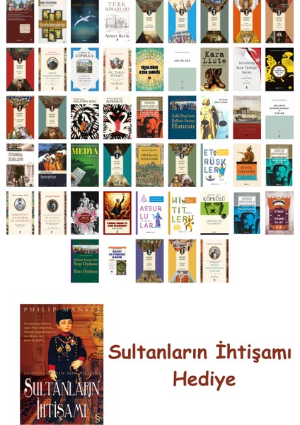 50 Kitaplık Tarih Seti + Sultanların Ihtişamı