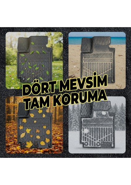 Corolla Sedan 2019-2025 Için Havuzlu Paspas, Yüksek Kenarlı, Esnek, Araca Özel, Kokusuz, Oto Paspas indirimleri