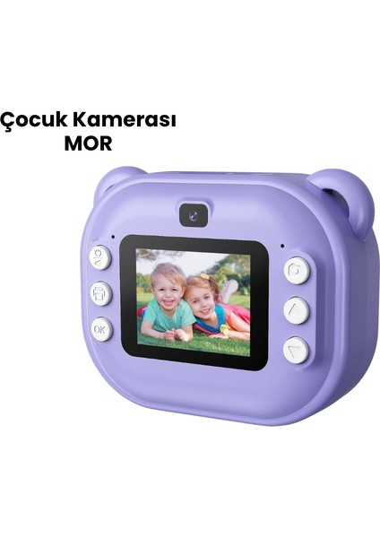 Lvsqvr Termal Baskı Özellikli Mini Kamera Mor