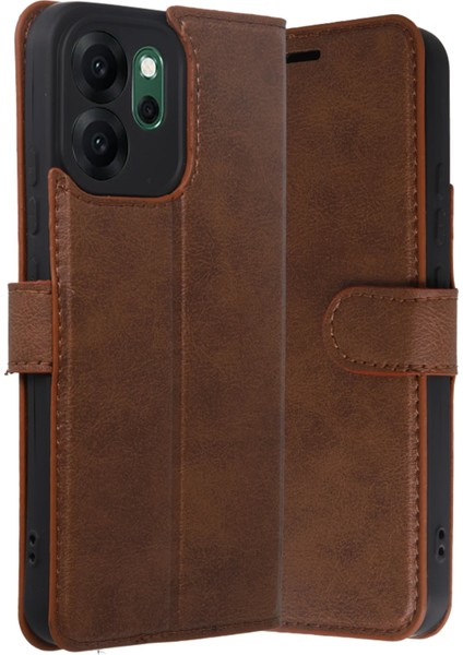 Oppo Reno 14F Kılıf Kapaklı Cüzdanlı Standlı Kılıf Azn-Trends