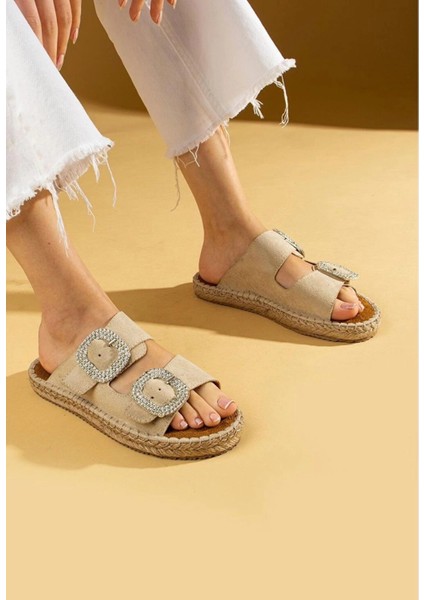 Nrtmsa Hertas Bej Nubuk Tokalı Terlik (Numara: 38) modelleri