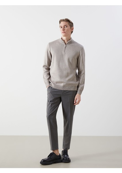 Yeni Sezon Dik Yaka Uzun Kollu Erkek Triko Kazak fiyatları