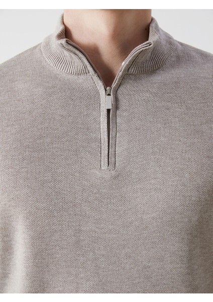 Yeni Sezon Dik Yaka Uzun Kollu Erkek Triko Kazak modelleri