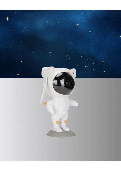 8 Efektli Astronot Galaxy Projektör Uzaktan Kumandalı LED Gece Lambası indirimleri