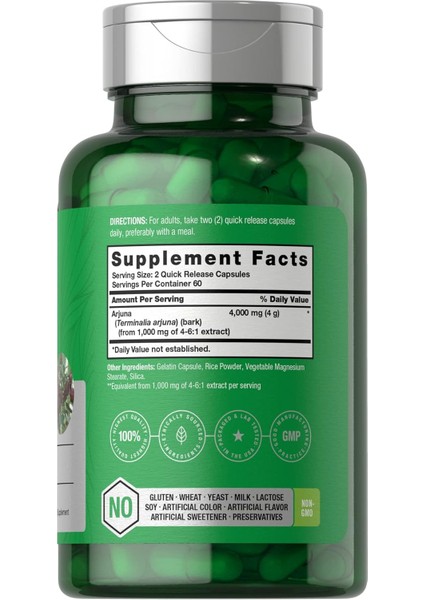 Arjuna Heart Support 4000MG 120 Caps modelleri