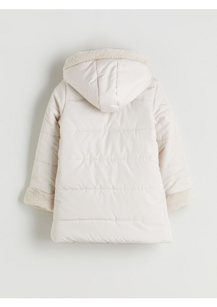 Yeni Sezon Kapüşonlu Kız Çocuk Mont fırsatları