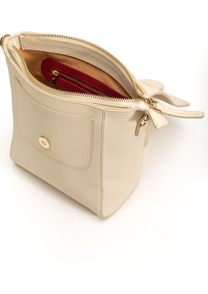 Tegan Hakiki Deri Kadın Omuz ve Çapraz Çanta Siyah fırsatları