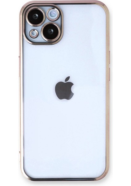 Iphone 14 Plus Kılıf Razer Lensli Silikon - Gold