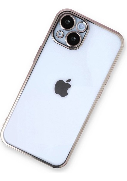 Iphone 14 Plus Kılıf Razer Lensli Silikon - Gold modelleri