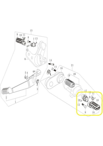 GV650 Ön Basamak Sol fiyatları