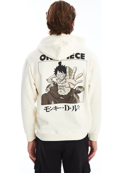 Yeni Sezon Uzun Kollu One Piece Baskılı Erkek Kalın Hoodie fırsatları