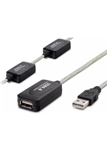 Hadron HDX7546 25M USB To USB F Kablo Silver