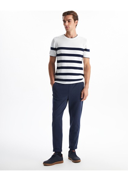 Yeni Sezon Bisiklet Yaka Kısa Kollu Çizgili Erkek Triko Kazak fiyatları