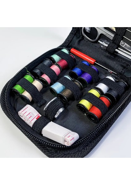 24 Parça Çantalı Dikiş Seti – Portatif Seyahat ve Ev Tipi Tam Donanımlı modelleri