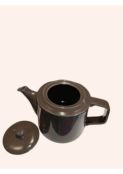 Tisana Porselen Demlik 1500 cc Büyük Boy, Füme Renk modelleri