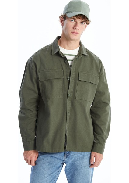 Yeni Sezon Rahat Kalıp Uzun Kollu Gabardin Erkek Gömlek Ceket fiyatları