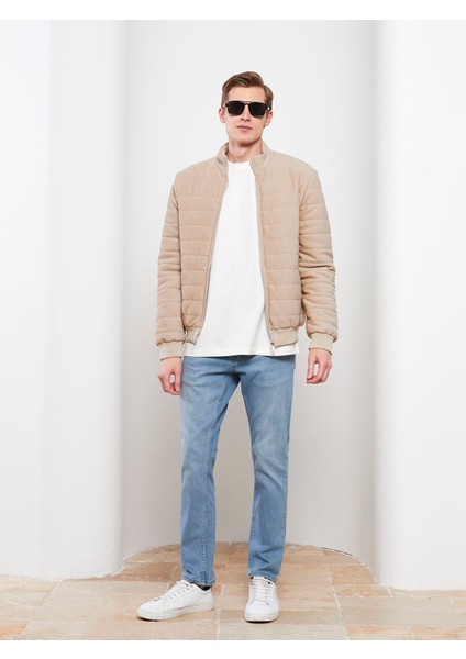 Yeni Sezon Slim Fit Dik Yaka Uzun Kollu Erkek Spor Hırka modelleri