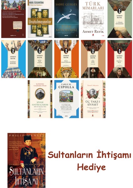 13 Kitaplık Tarih Seti + Sultanların Ihtişamı