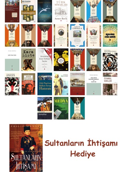 31 Kitaplık Tarih Seti + Sultanların Ihtişamı